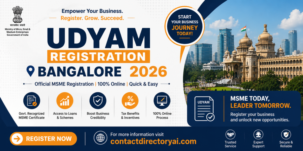 Complete Guide to Udyam Registration for Your Small Business in Bangalore (2026)