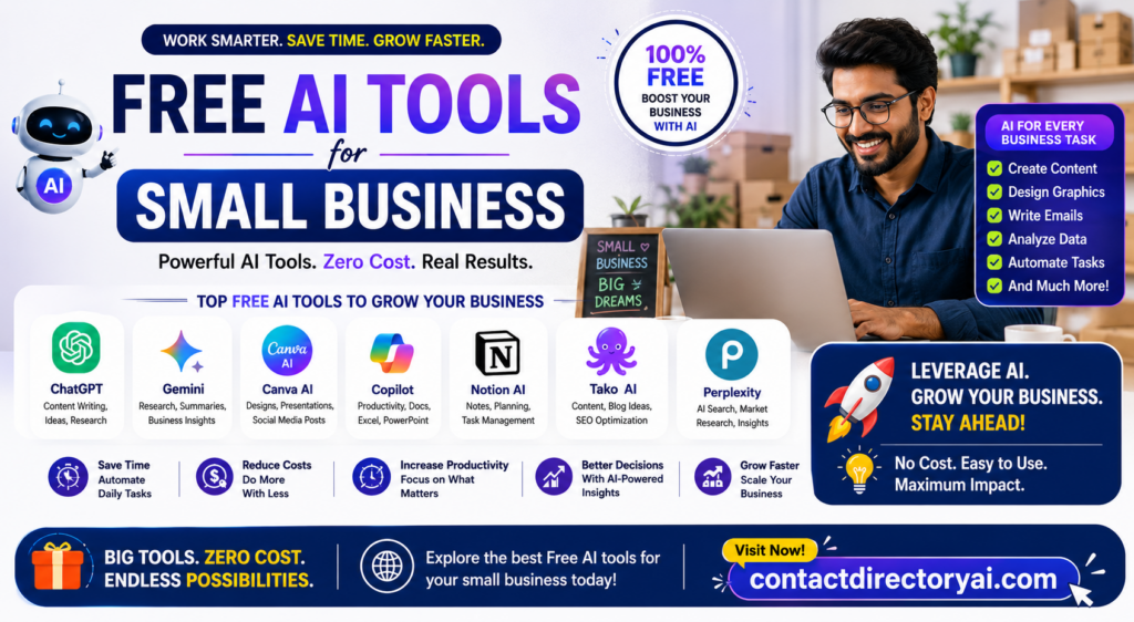 Best Free AI Tools Delhi Small Business Owners Are Using Daily in 2026 to Save Hours Every Week