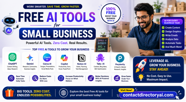 Best Free AI Tools Delhi Small Business Owners Are Using Daily in 2026 to Save Hours Every Week